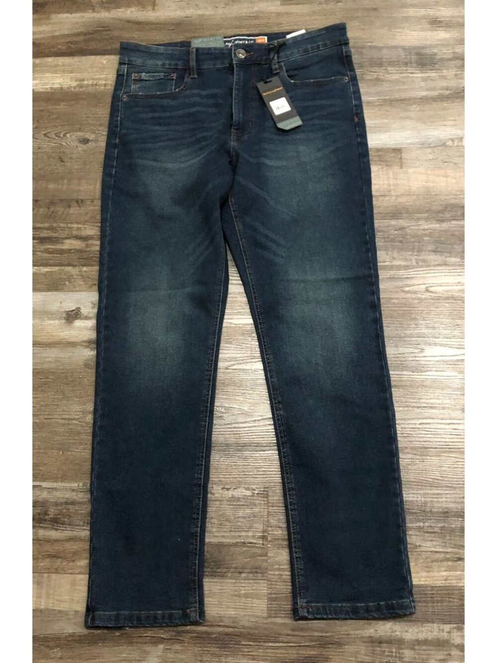 Weatherproof Vintage Mens 32x30 Cyclone Slim Fit Dark Wash Jeans New $98 Tags
